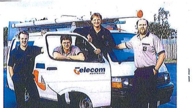 An example of the Telstra uniform from its corporate magazine in the mid-90s.