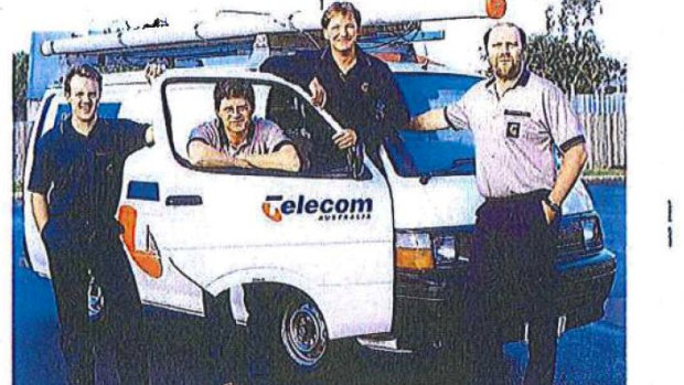 An example of the Telstra uniform from its corporate magazine in the mid-90s.