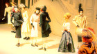 The Theatre de la Mode fashion doll display at Maryhill Museum of Art.