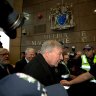 Cardinal George Pell and the chaos outside court in Melbourne  