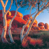 Sunburnt country ... the massive granite Devil's Marbles near Tennant Creek.