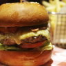 Batch's towering Brooklyn burger.