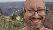 Texas chiropractor John Giusti at the Grand Canyon.