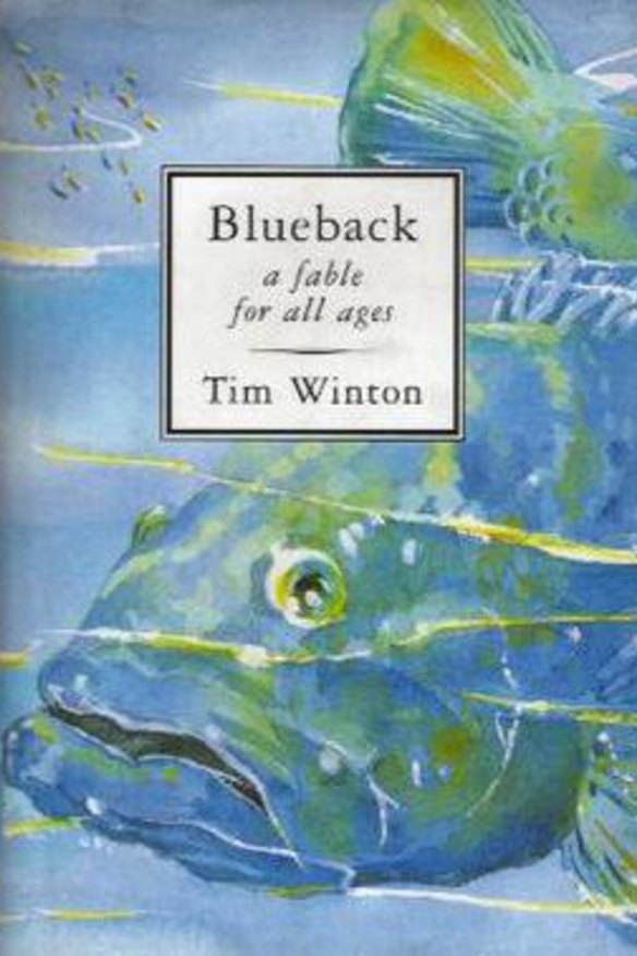 “It slipped out whole. Fully formed. Like a shark or a newborn child, it was swimming before it was born.” Winton wrote Blueback in a week; it was first published in 1997.