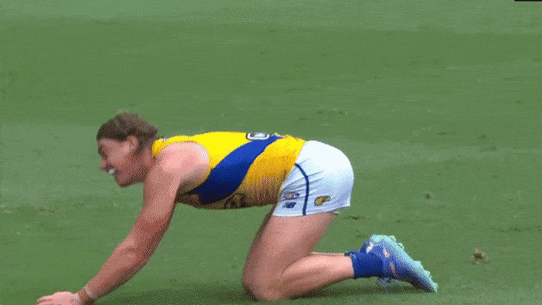 Harley Reid gave the Brisbane crowd the finger.