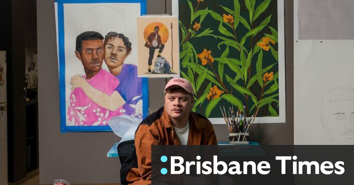 Legally blind artist wins the Brisbane Portrait Prize - Vimarsana News