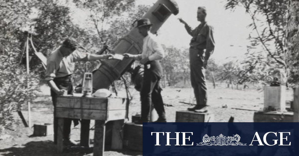 From the Archives, 1922: Crowds gather to see total eclipse of the sun - The Age