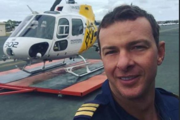 Ashley Jenkinson, the pilot who died in the Gold Coast helicopter crash