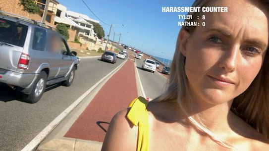 This woman was catcalled eight times in eight minutes