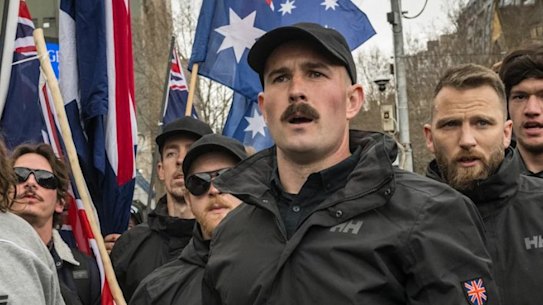 The March for Australia rally.