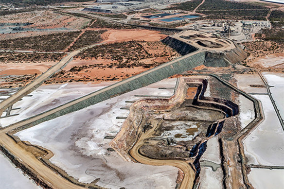 Saint Ives gold mine near Kambalda WA owned by Gold Fields.