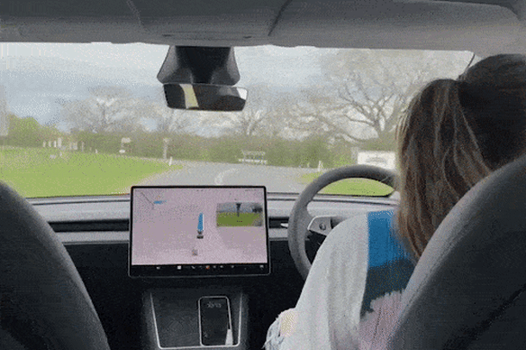 A video of Tesla FSD in action, uploaded by Victorian-based YouTuber Ryan Cowan.