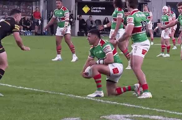 Cody Walker regrets his petulant kick at Jack Cogger.