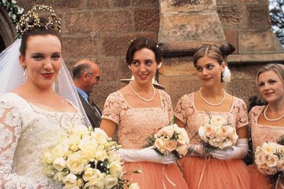 Muriel and the bridesmaids from hell in Muriel's Wedding.