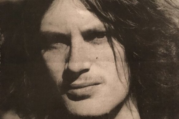 Martin Johnston, author photo on Shadowmass, 1971.