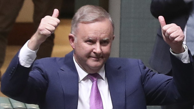 Opposition Leader Anthony Albanese seemed more assured during his big speech last week.
