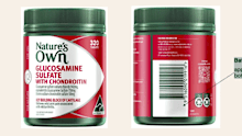Sanofi-Aventis Healthcare has issued a recall for Nature’s Own Glucosamine Sulfate with Chondroitin (320 pack) with the batch number 1662937 and expiry date April 2028.