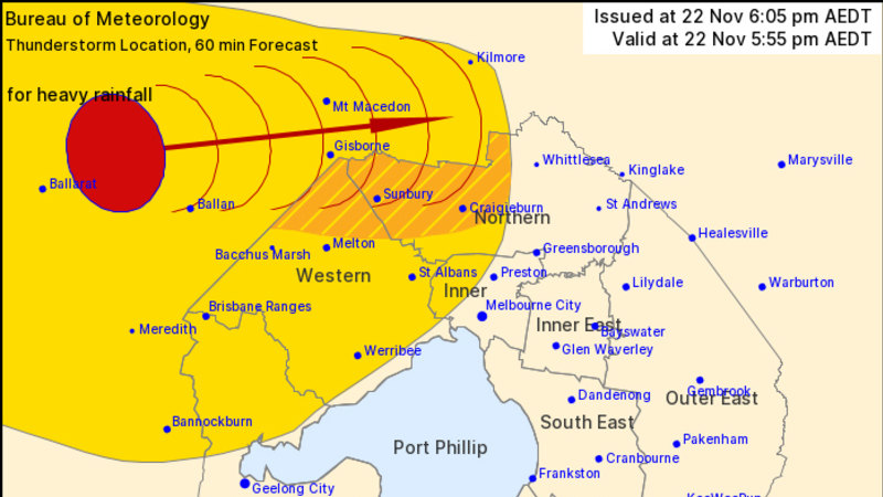 Melbourne Weather Thunderstorm Threat Eases As Rain Lashes Victoria