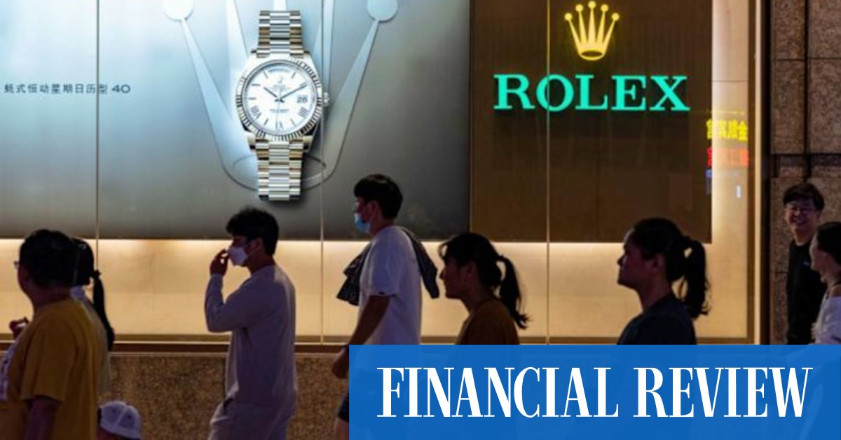 Chinese investors pick luxury watches over houses - Vimarsana News