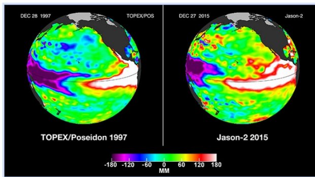 El Ninos that formed in the eastern equatorial Pacific are becoming relatively rare, compared with those in the central Pacific. The 1997-98 and 2015-16 events, though, were two of the most powerful on record.