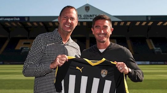 Harry Kewell joins last-placed Notts County as coach