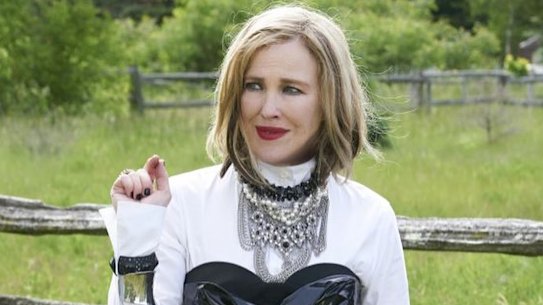 Catherine O'Hara as Moira Rose in Schitt's Creek. 