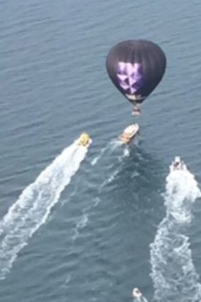 This balloon came down in the bay in 2016