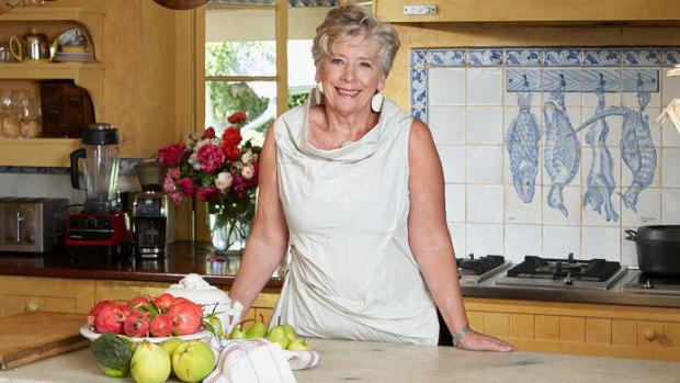 Maggie Beer in her kitchen in the Barossa.