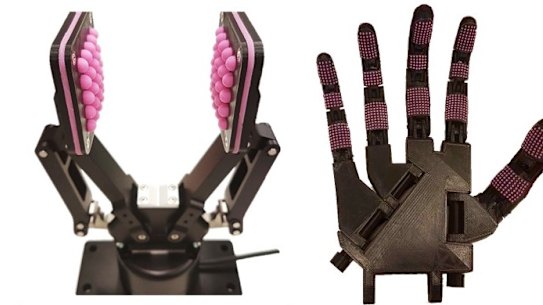 The Contactile technology develops a sense closer to human touch for robots who are tasked with gripping objects. 