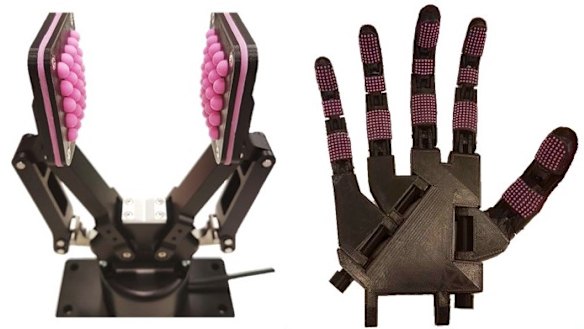 The Contactile technology develops a sense closer to human touch for robots who are tasked with gripping objects. 