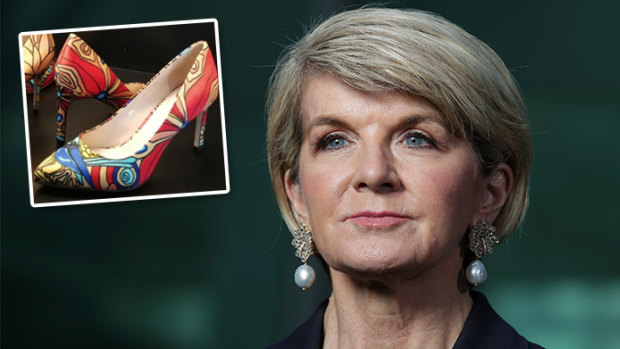 'No record': Julie Bishop facing questions over Jimmy Choo shoes disclosure