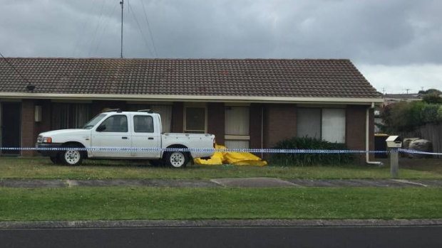 The Suzanne Crescent home in Warrnambool where Stephen Johnston was found critically injured.