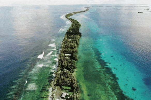 The ocean is swallowing Tuvalu. Its people face a difficult choice