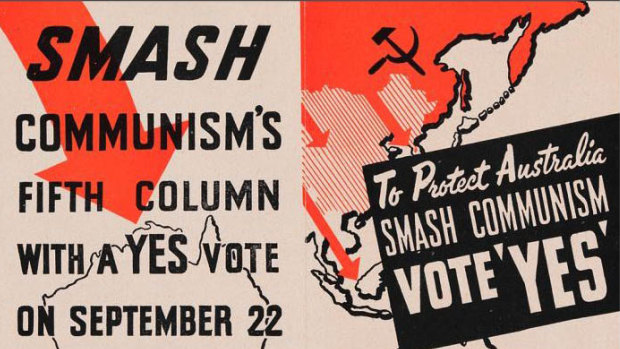 The 1951 referendum sought to give the Commonwealth powers to make laws in respect of communists and communism. 