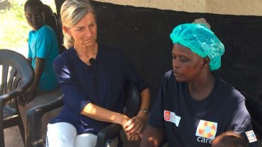 Denmark's Minister for Development Cooperation Ulla Tornaes (left), pictured on a recent trip to Uganda, said aid will be withdrawn from Tanzania.