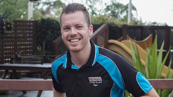 Blake Stewart also made the switch from university to TAFE.