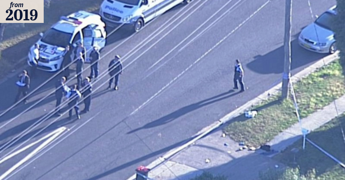 Sadleir: Two men charged after NSW Police officer stabbed in Sydney's west