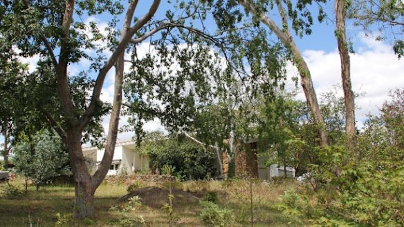 The Harry Seidler designed Bowden House in Deakin, pictured in 2018.