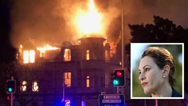 Deputy Premier Jackie Trad has called for Brisbane City Council to ensure the hotel is rebuilt to its original form.