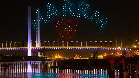 The Summer Nights Drone Show over Victoria Harbour will tell the creation story of the Platypus.