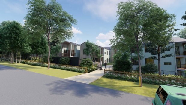 An artist's impression of the aged care facility proposed by developer Tolucy Pty Ltd in Terrey Hills.