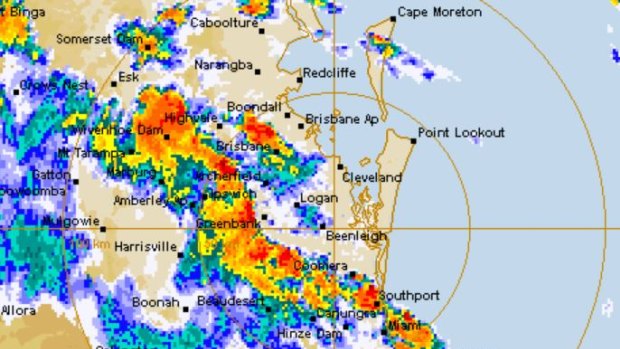 Golfer struck by lightning amid storms across Brisbane