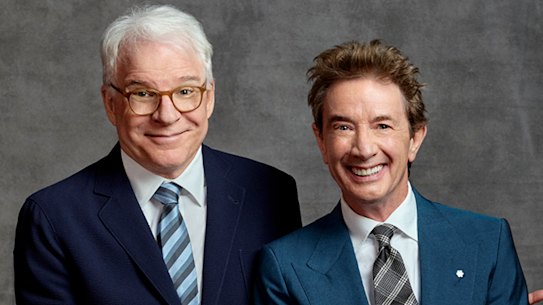 "Always say what's on the audience's mind immediately": Steve Martin and Martin Short.