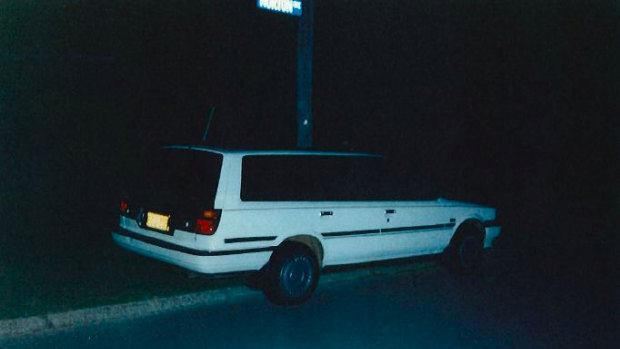A second photo taken of the Toyota Camry the state alleges Mr Edwards used around the same time of the Claremont murders. This photo was taken by the owner the day before he sold it in 1997.