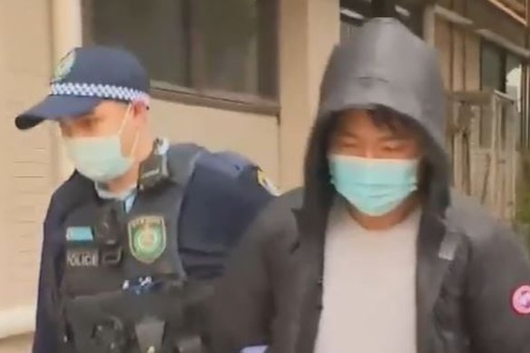 Yang Zhao was arrested in Mascot, Sydney.