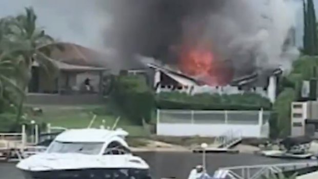 Five crews scramble as fire engulfs house on Gold Coast