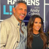Mauricio, Kyle  with daughters amd Realhousewives EP Andy Cohen.