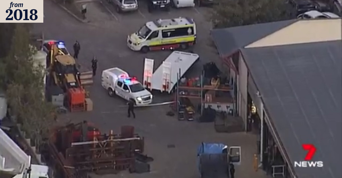 Pedestrian dies after being hit by truck at industrial complex