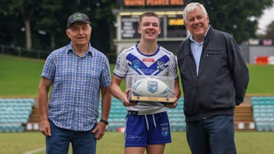 Bulldogs halfback Mitchell Woods is an outstanding all-round sportsman.