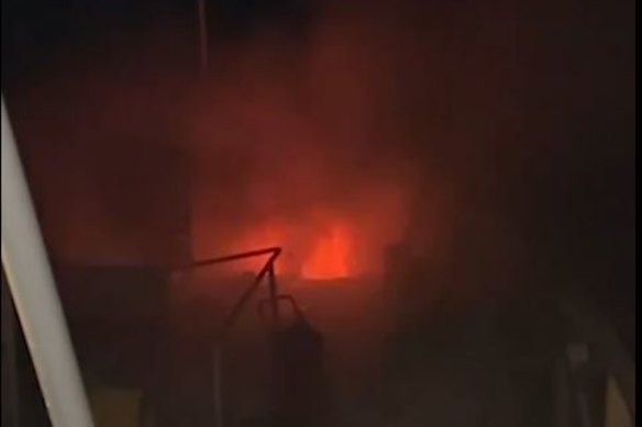 Freedom Flotilla says one of its ships was subjected to a drone attack.